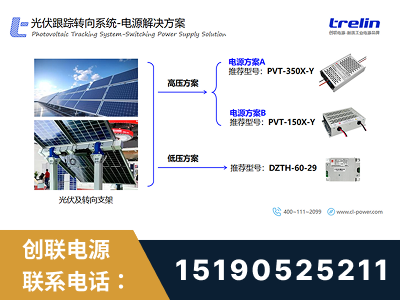 鹤山-光伏跟踪转向系统-电源解决方案